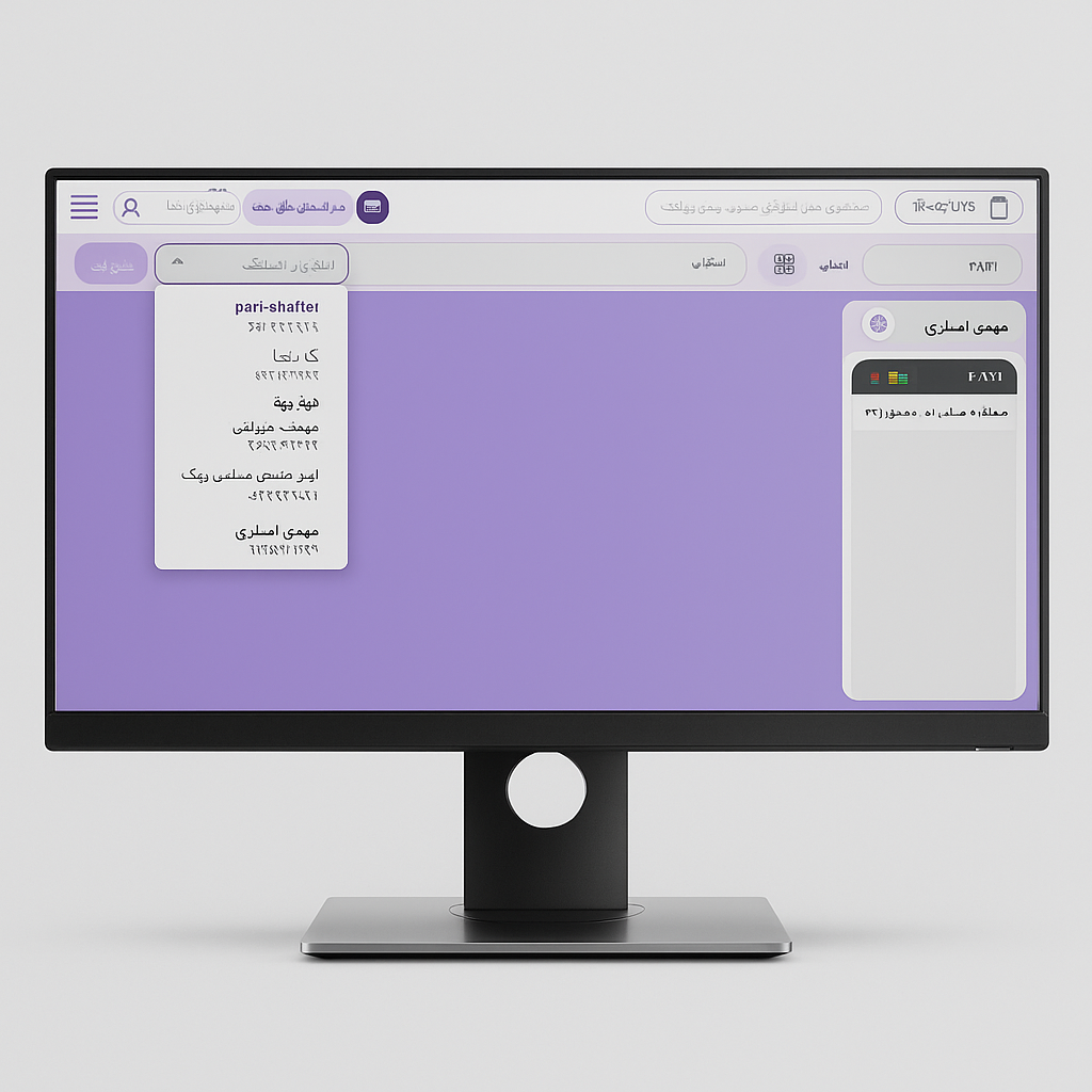 نرم افزار مدیریت پیک رستوران