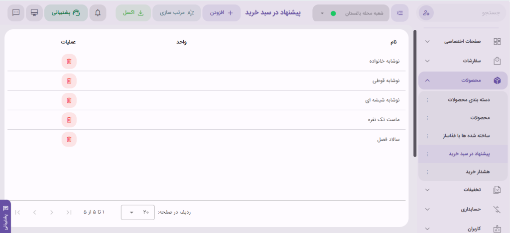 بهترین نرم افزار رستورانی فودکورت