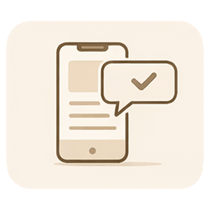 پیامک نهایی شدن سفارش در منو آنلاین