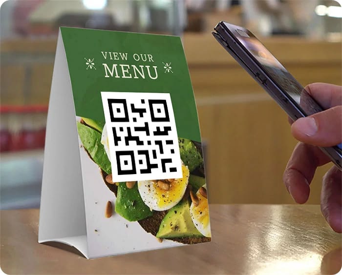 اسکن کردن منو دیجیتال